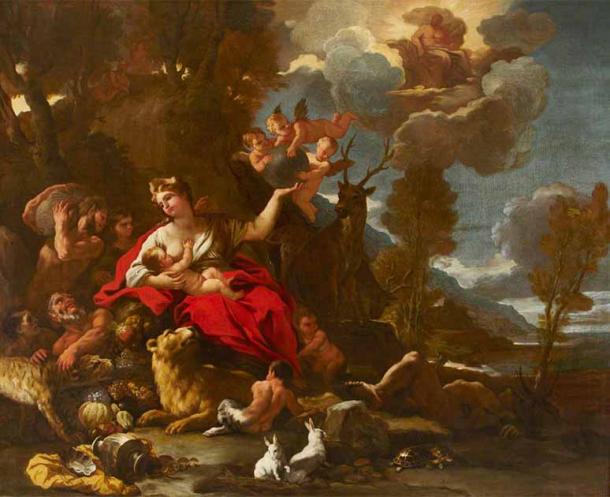 17th century oil painting of Cybele (Public Domain)