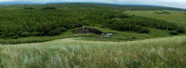 'This crypt was very large, and we spent two seasons excavating it.' 