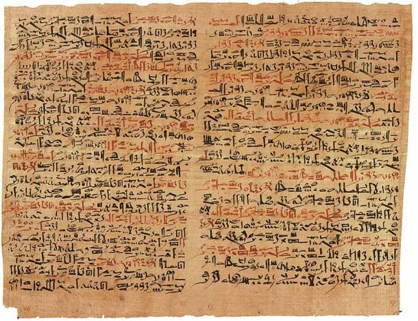Page from Edwin Smith’s papyrus (Jeff Dahl / Public Domain)