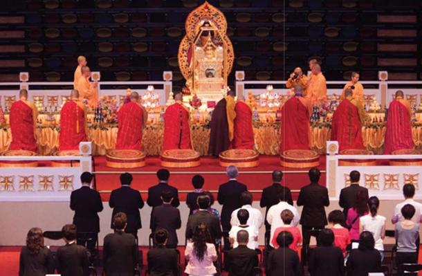 The parietal bone was enshrined for public worship in 2012.