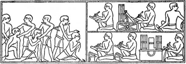 Egyptian peasants seized for non-payment of taxes