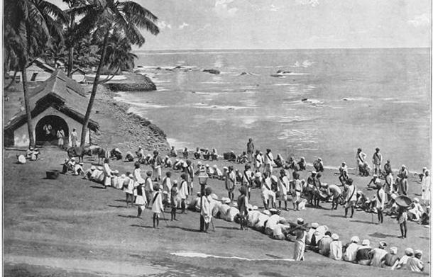 This penal colony in the Andaman Islands in the 1890s could have been a colony set up by extraterrestrials, who may be behind human origins say some. (Cassell & Co. / Public domain)