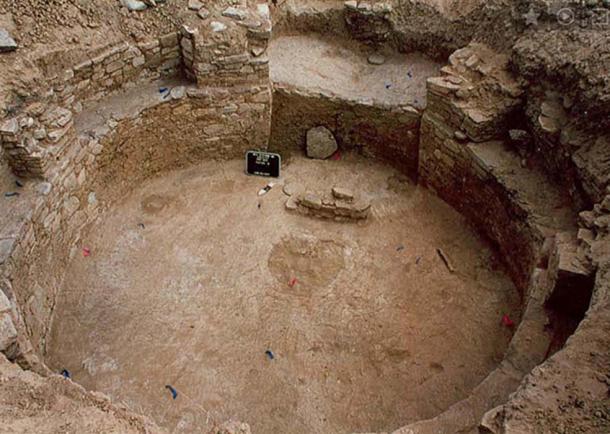 A pit house at Cowboy Wash, Colorado.