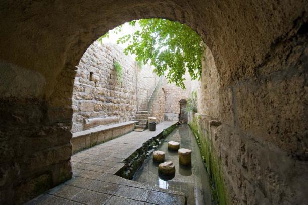 Pool of Siloam, the start of the Pilgrim’s Path, Jerusalem (Robert Hoetink / Adobe Stock)