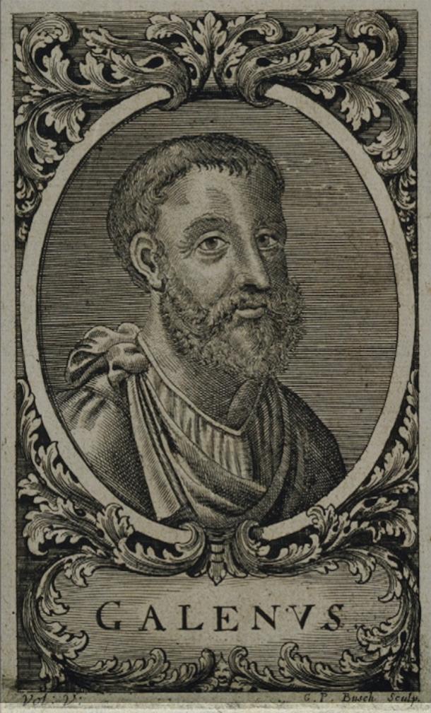 An 18th century portrait of Galen, by Georg Paul Busch