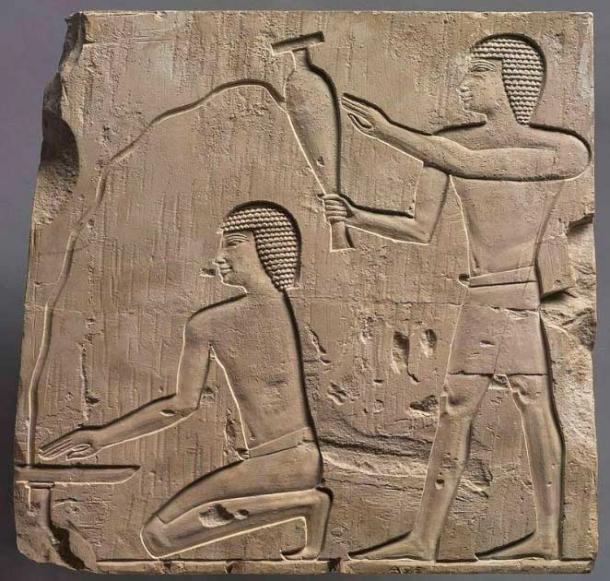 Ancient Egyptian priests performing funerary rites. (Public Domain)