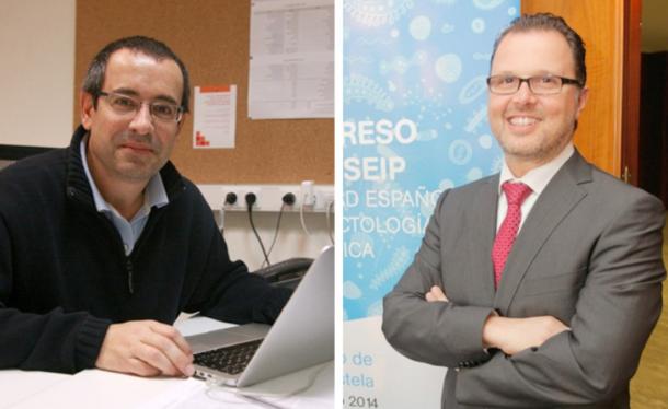 Antonio Salas Ellacuriaga, professor of Medicine at the University of Santiago de Compostela and Federico Martinón, head of clinical pediatrics at the Clinical Hospital of Santiago de Compostela.