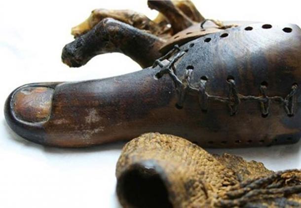 A 3000-year-old prosthetic big toe.
