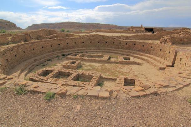 Pueblo Bonito ruins in Chaco Caynon, New Mexico, USA. (eickys / Adobe stock)