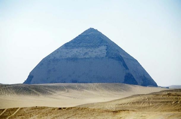 Bent pyramid of Sneferu, Dahshur, Egypt.