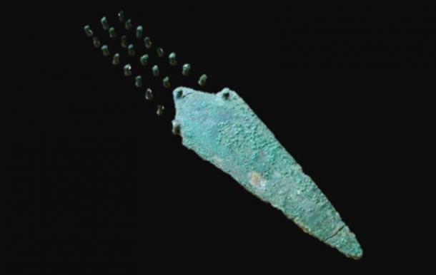 The Racton dagger had a rare rivet-studded hilt