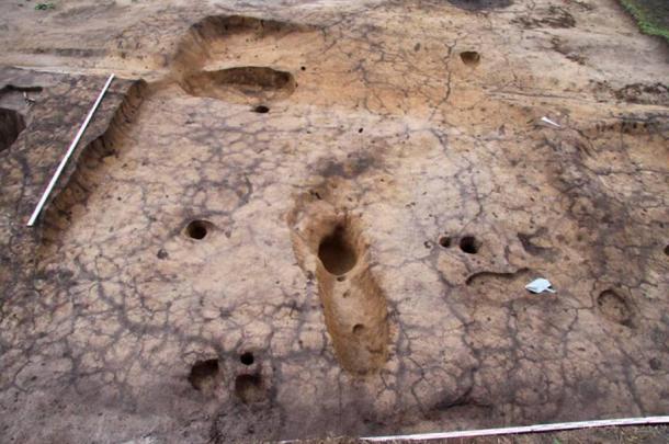 Fish was processed by putting it in pits in the red-coloured ground to give it a 'special smell'.