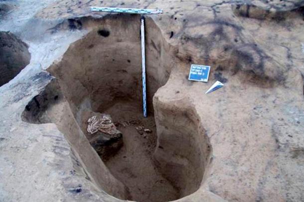 Fish was processed by putting it in pits in the red-coloured ground to give it a 'special smell'.