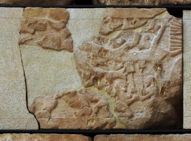 Another of the reliefs on the monument. 