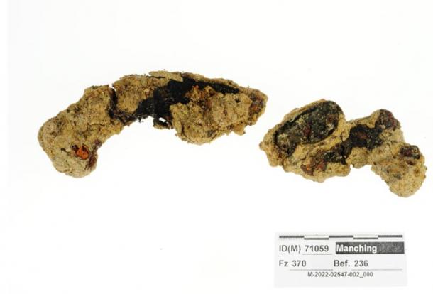 The remains of the sole of the Roman caliga or sandal. (Courtesy of the Bavarian State Office for Monument Protection)