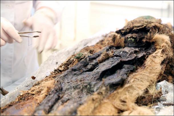 'He was buried at a cold time of the year and this may help the natural preservation of his body, along with the copper plates and cold climate.