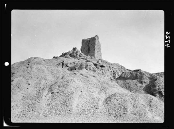Ruined remains of the Palace of Ashurnasirpal II at Nimrod on the Tigris River in modern-day Iraq. Ancient plant DNA has been discovered trapped inside a brick discovered during excavations. (Public domain)