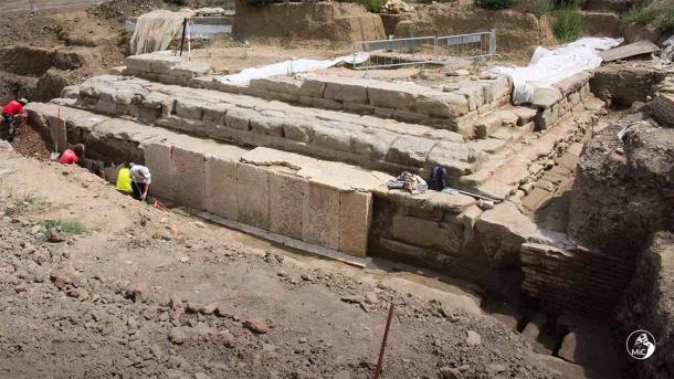 The remains have been identified to have been part of a temple devoted to the Capitoline Triad of deities: Jupiter, June and Minerva. (Ministero della Cultura)