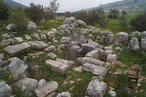 The remains of the Pyramid of Lygourio, south area in Lygourio, Argolis, Greece. (Schuppi/ CC BY-SA 4.0)