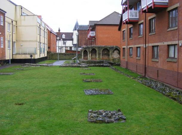 The remnants of the Blackfriar's friary in Ipwich
