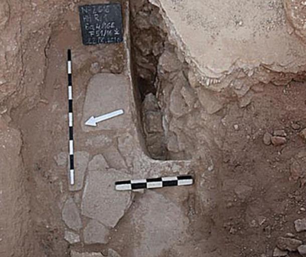 The remnants of a water tank in Nea Paphos; the founders of the town built a water system before building the homes.