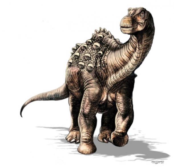 An artistic representation of the Yamanasaurus lojaensis. (Jorge González)