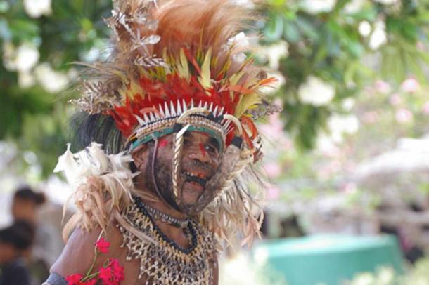 A resident of Boga-Boga, a village on the southeast coast of mainland Papua New Guinea.