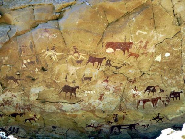 This rock art in northern Africa dates from numerous periods and is significant because it shows the culture of ancient humans. (SteveStrummer / CC BY-SA 2.0)