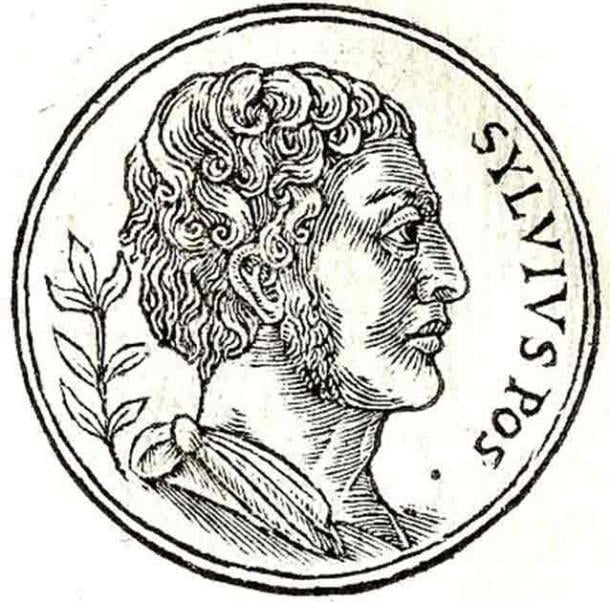  In Roman mythology, Silvius was the son of Aeneas and Lavinia. He succeeded Ascanius as King of Alba Longa. All the kings of Alba following Silvius bore the name as their surname. (Public Domain)