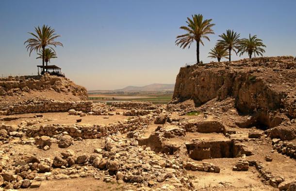 The ruins of Tel Megiddo