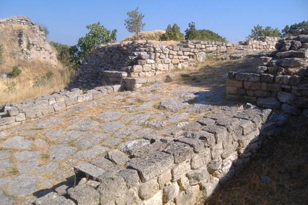 Part of the ruins of Troy in modern Turkey. Some believe that the London Stone's journey began here.