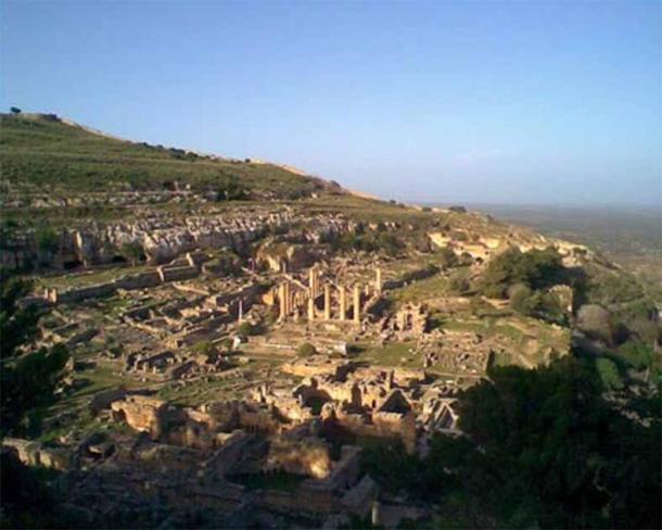The ruins of Cryrene (Shahhat), Libya. (Public Domain)