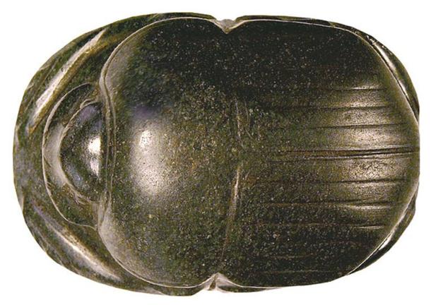 An Egyptian heart scarab, Walters Art Museum