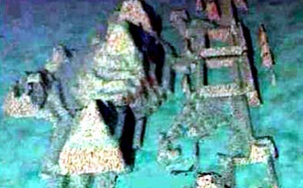 Reconstructed Image taken from the sonar scan of the sea floor off the coast of Cuba.