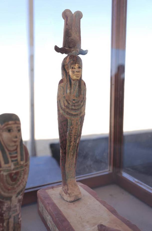 Some of the beautiful shabti statues found
