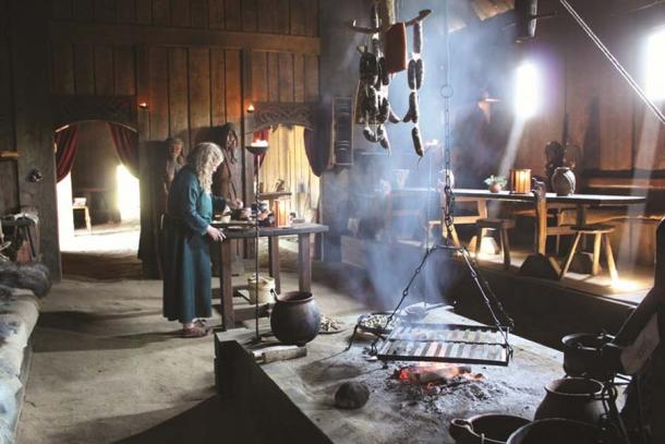 At the Viking site of Ribe, visitors can take part in Viking activities which were part of daily life during the Viking Age, including metalworking and Viking alchemists. (Ribe Vikinge Center)