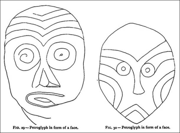 The petroglyphs were first reported by the local media in 1873.