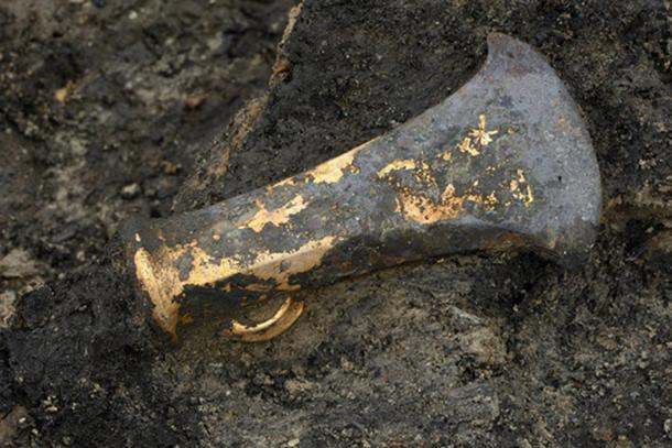 A bronze socketed ax was one of many Bronze Age tools found at Must Farm, a site that dates back about 3,000 years and is the finest site of that era ever found in Britain and one of the finest in Europe.