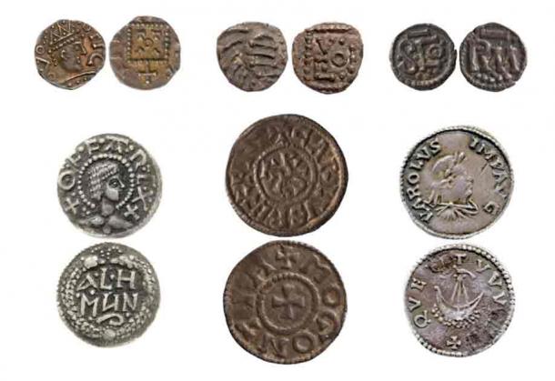 Some of the coins analyzed during the study. (The Fitzwilliam Museum, Cambridge/Antiquity Publications Ltd)