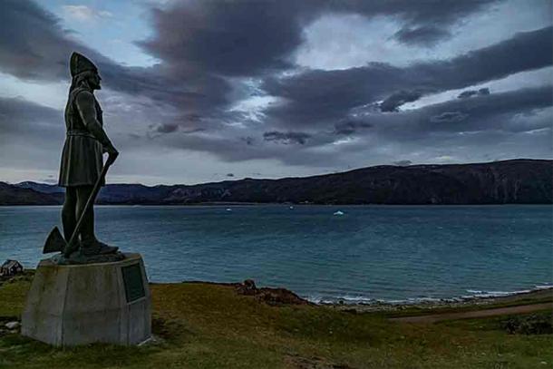 Statue of Erik the Red in Qassiarsuk, Greenland. (Rüdiger Wenzel/CC BY-SA 3.0 DE)