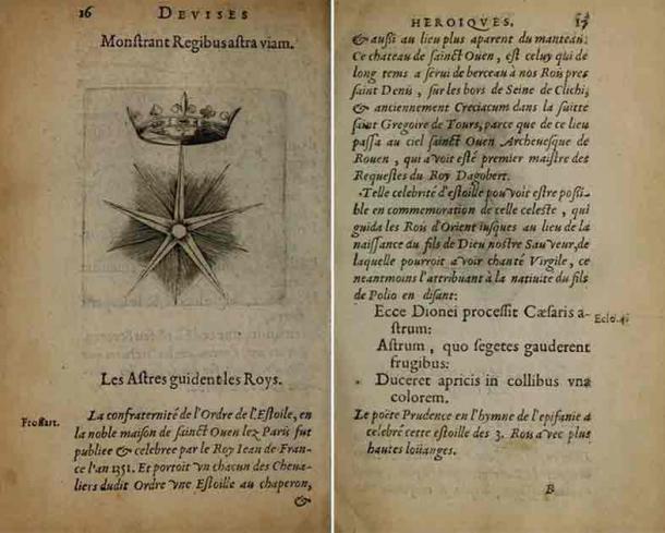 Statutes of the Order of the Star, featuring John II’s emblem. (Author provided)