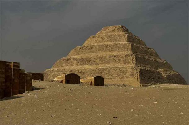 The Step Pyramid of Djoser, constructed during the Third Dynasty. (Eman Ghoneim/Nature)