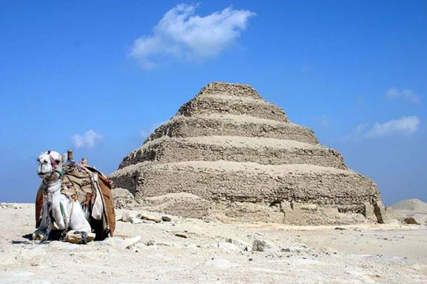 The stepped pyramid at Saqqara. (CC BY-SA 3.0)