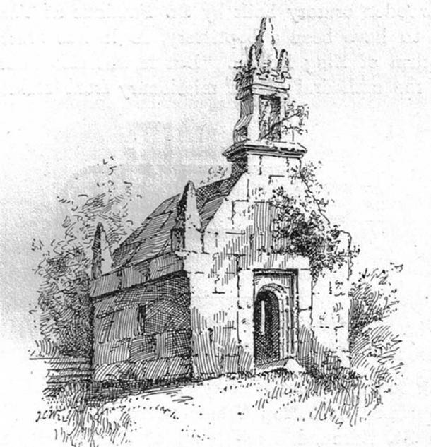 A structure built around the Dupath Well in Cornwall / Kernow. 