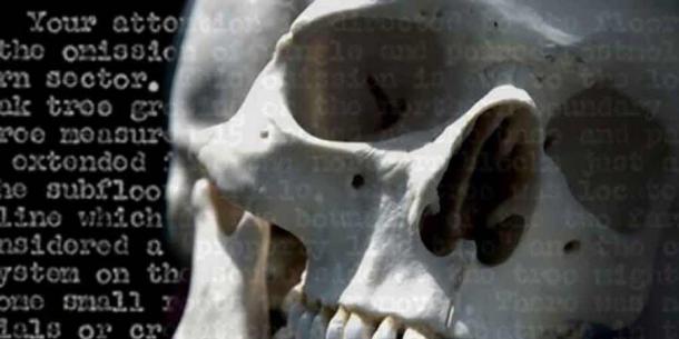 Deriv; The Sutton Letter, courtesy authors, and a human skull. Representational image only. (Steve Snodgrass/ CC BY 2.0 )