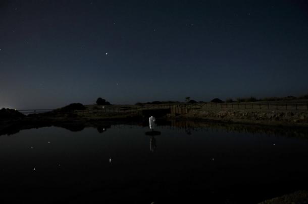The surface of the pool reflected the night sky, and could be used for observing celestial movement. (© Sapienza University of Rome Expedition to Motya / Antiquity Publications Ltd).