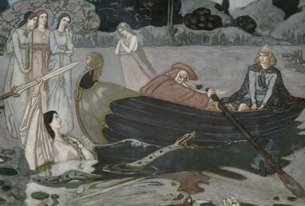 The taking of Excalibur by John Duncan.