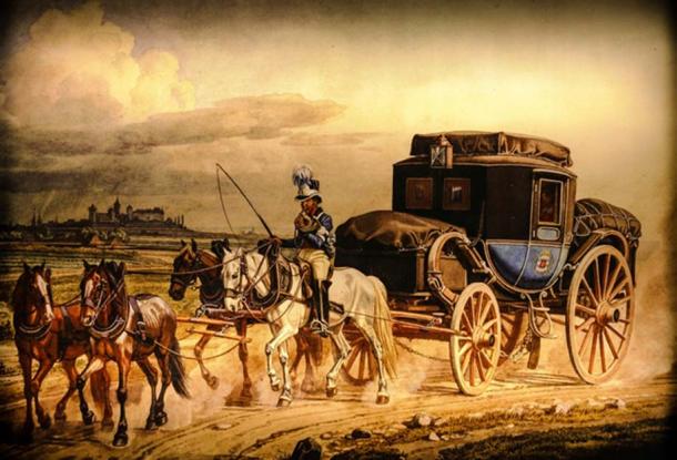 A team of horses pulling a carriage. (CC0)