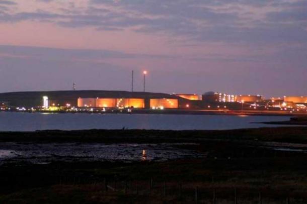 Sullom Voe oil terminal in Shetland, the site of the 1990 UFO sighting. (Mike Pennington / Sullom Voe Terminal / CC BY-SA 2.0)