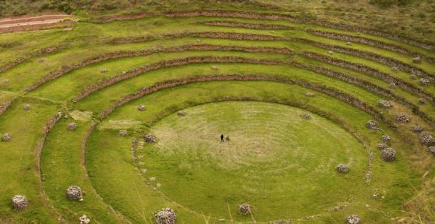 Each terrace appears to offer a unique growing environment for crops (McKay Savage / CC BY 2.0)